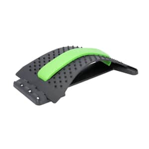 Black and Green Adjustable Back Stretcher