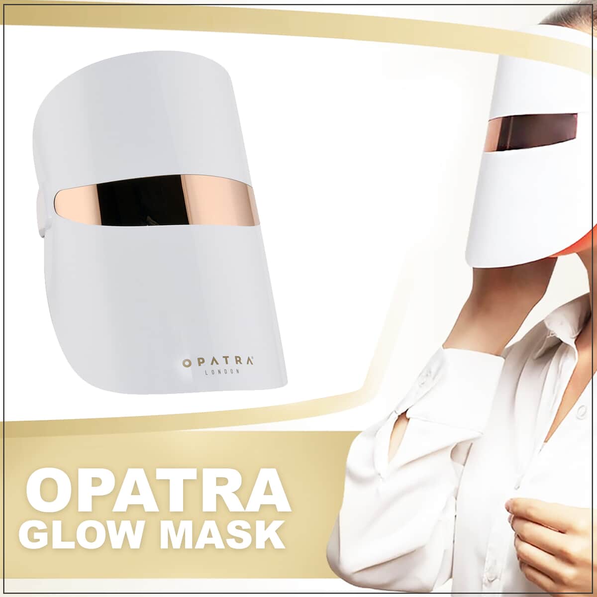 Opatra Glow Mask with LED Light Therapy (Warranty Included) image number 1