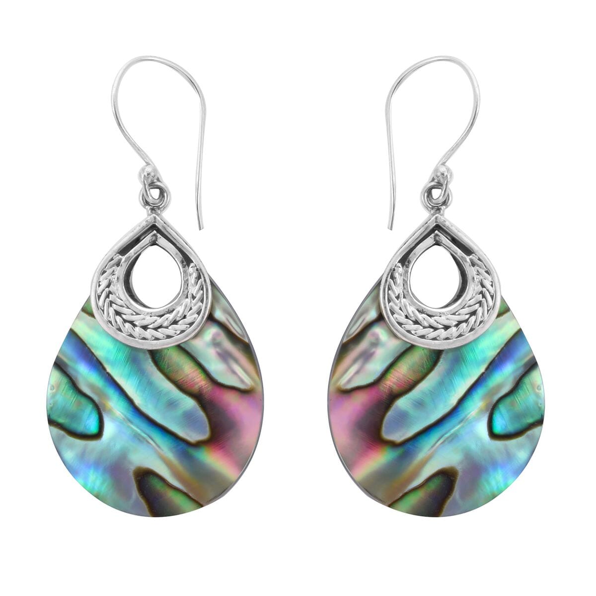 Abalone Shell Earrings in Sterling Silver image number 0