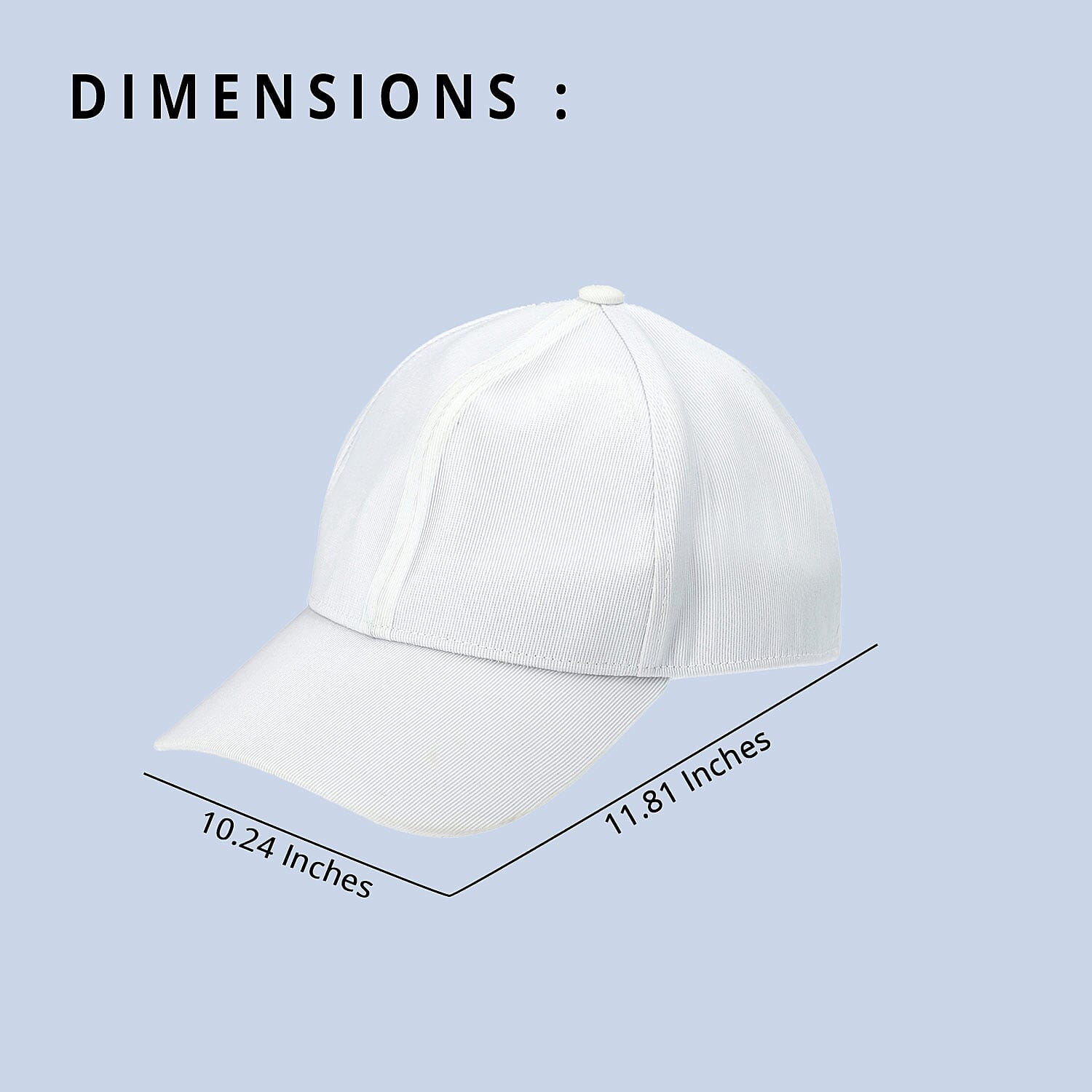 White LED Baseball Cap