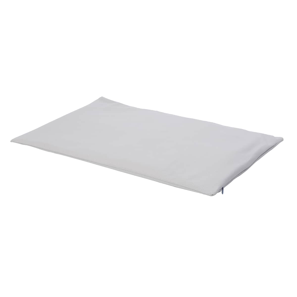 Light Gray Soft Diatomite Bath Mat with Removable Cover image number 0