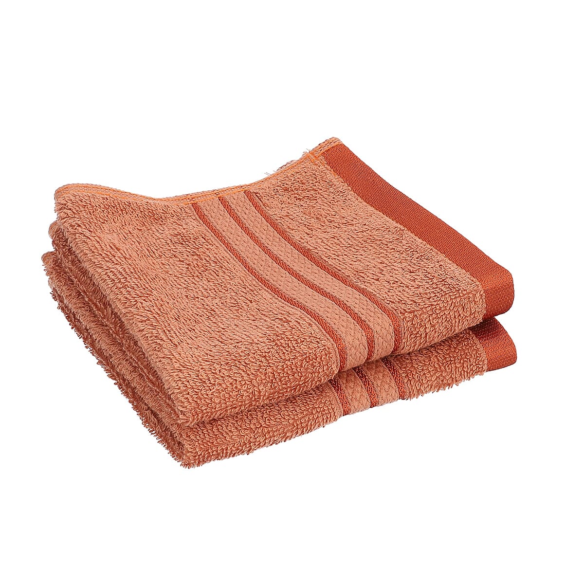 Set of 6 Copper Color 100% Egyptian Cotton Bath, Face and Hand Terry Towels image number 4