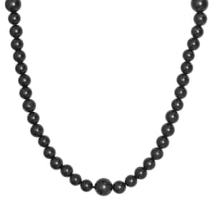 Shungite Beaded Endless Necklace 30 Inches 400.00 ctw