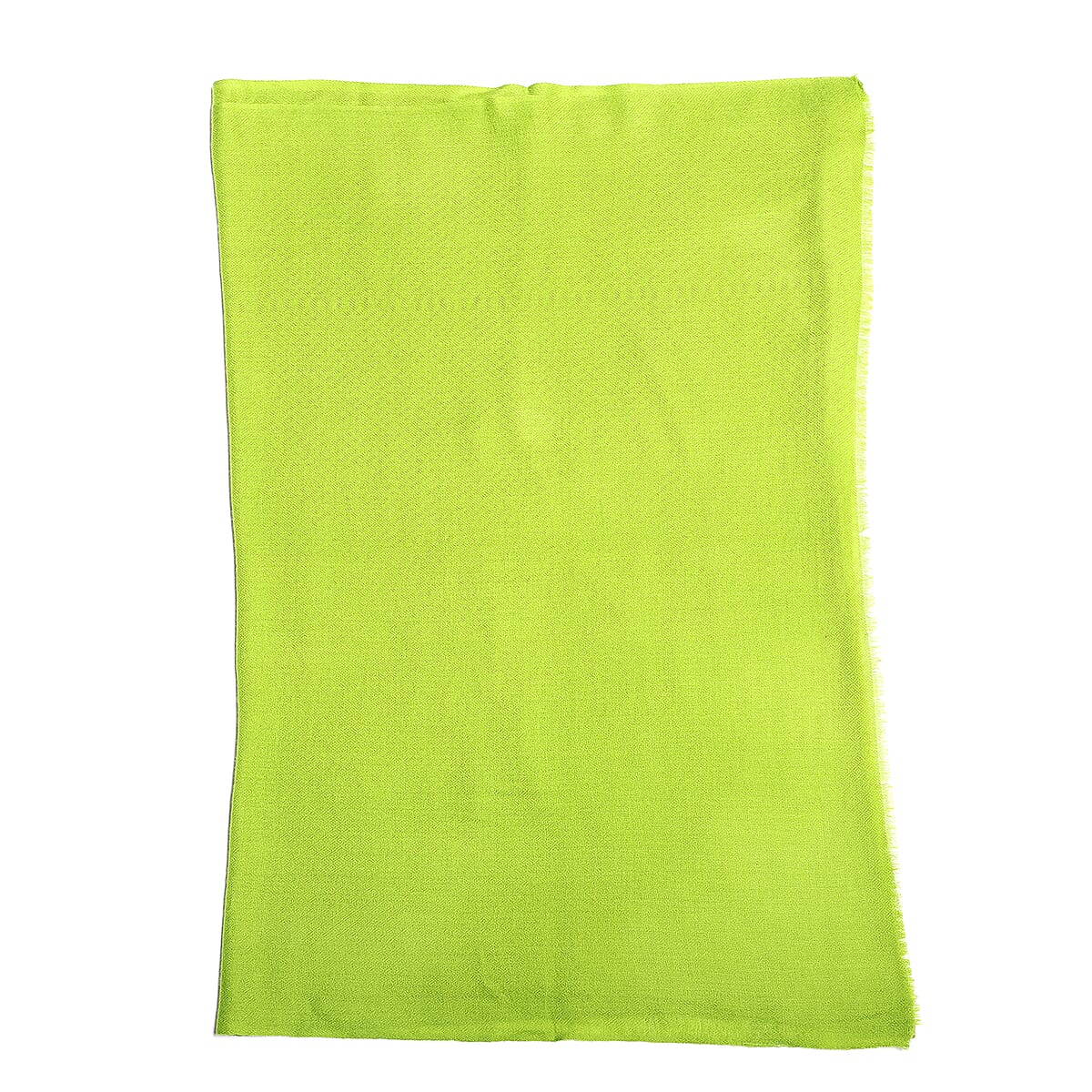 Passage 100% Cashmere Wool Light Lime Green Scarf image number 4
