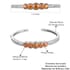 Natural Picos Altos Sphalerite Cuff Bracelet in Platinum Over Sterling Silver (7.25 in) 14.30 Grams 8.90 ctw image number 5