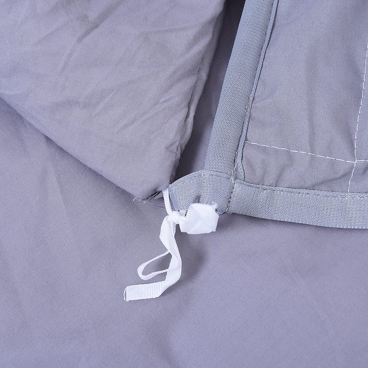 Homesmart Gray Natural Shungite Weighted Blanket with Removable Cotton Cover (48x74, Microfiber) (Approx 15 lbs) image number 4