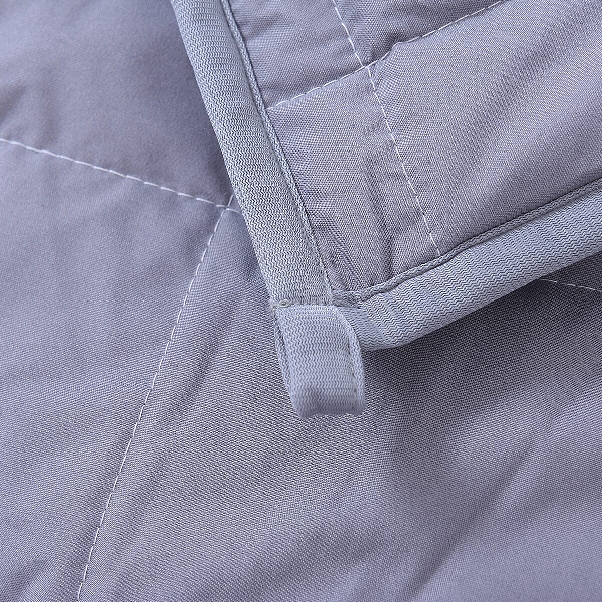 Homesmart Gray Natural Shungite Weighted Blanket with Removable Cotton Cover (48x74, Microfiber) (Approx 15 lbs) image number 5