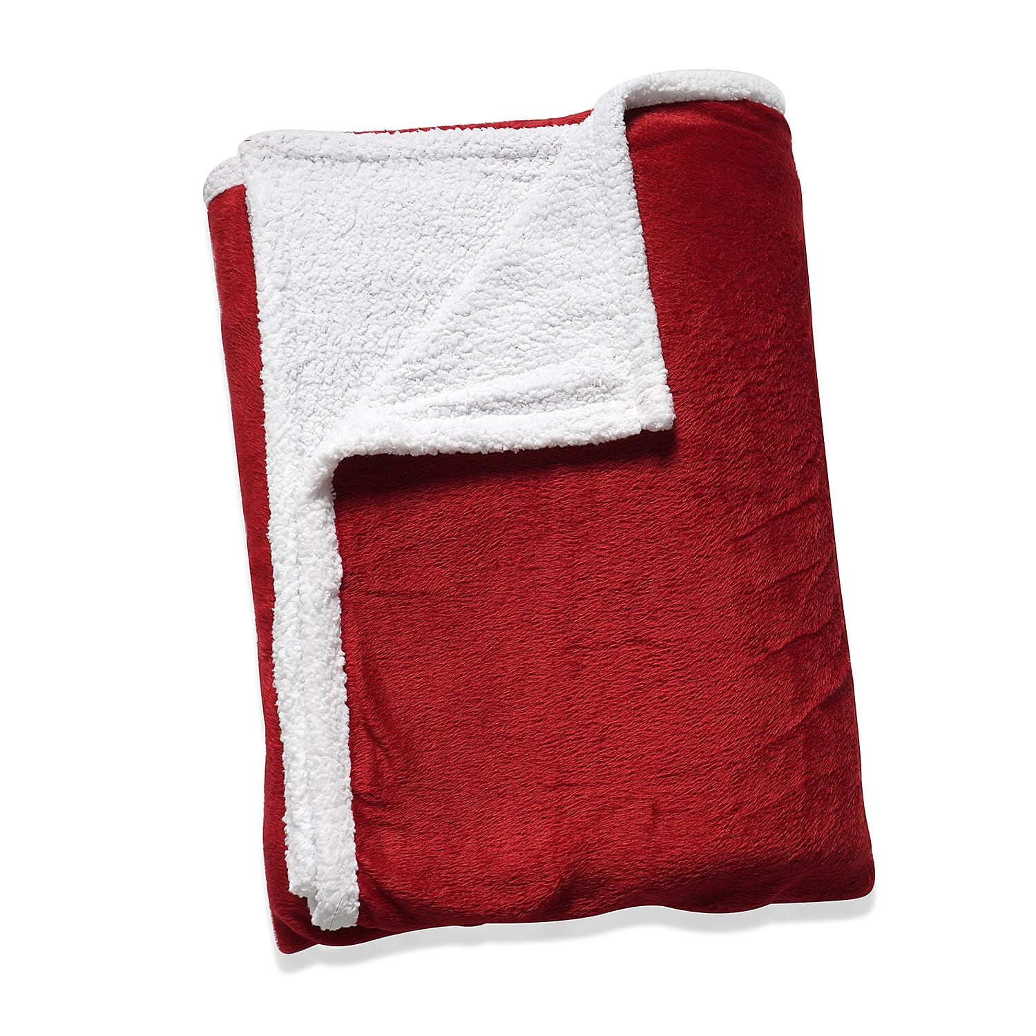 Red Microfiber Sherpa Throw Blanket | Microfiber Blanket | Sherpa Blanket | Soft Blanket | Bed Throws | Cozy Blanket