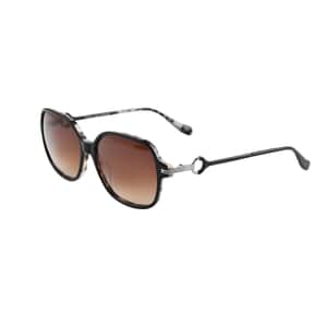 Tura Lara Spencer, Black 100% UV Protection 55mm Sunglasses with Case