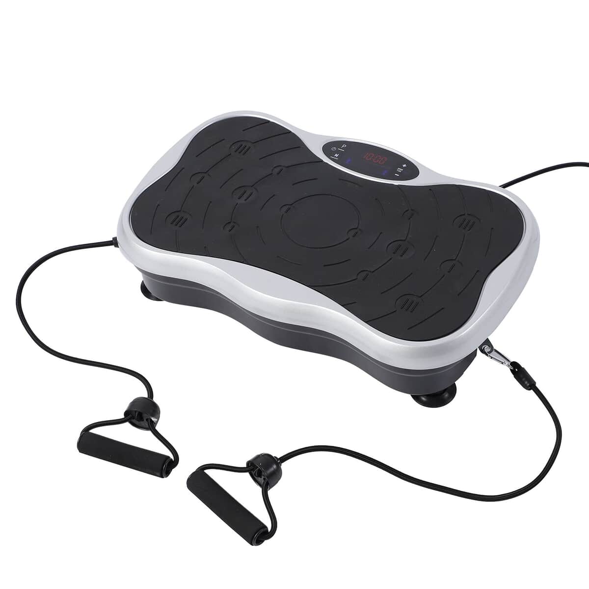 SoulSmart Whole Body Fitness Vibration Platform with Resistance Bands, Remote, & USB Speaker (200 W) White image number 0