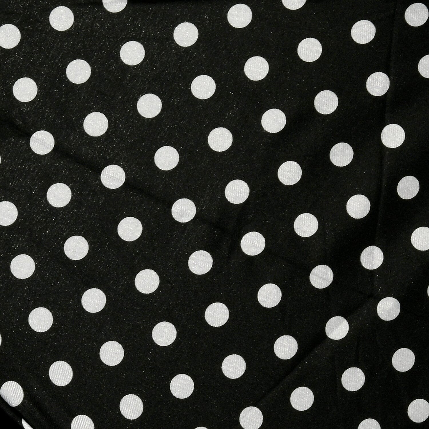 Black Dots Print Open & Close 3 Fold Inverted Umbrella