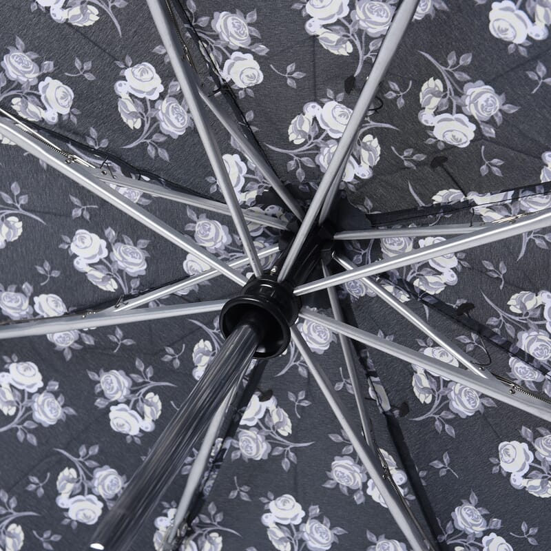 Multi Color Floral Print Open & Close 3 Fold Inverted Umbrella