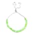 Enhanced Green Opal Bolo Bracelet in Sterling Silver 16.25 ctw image number 0