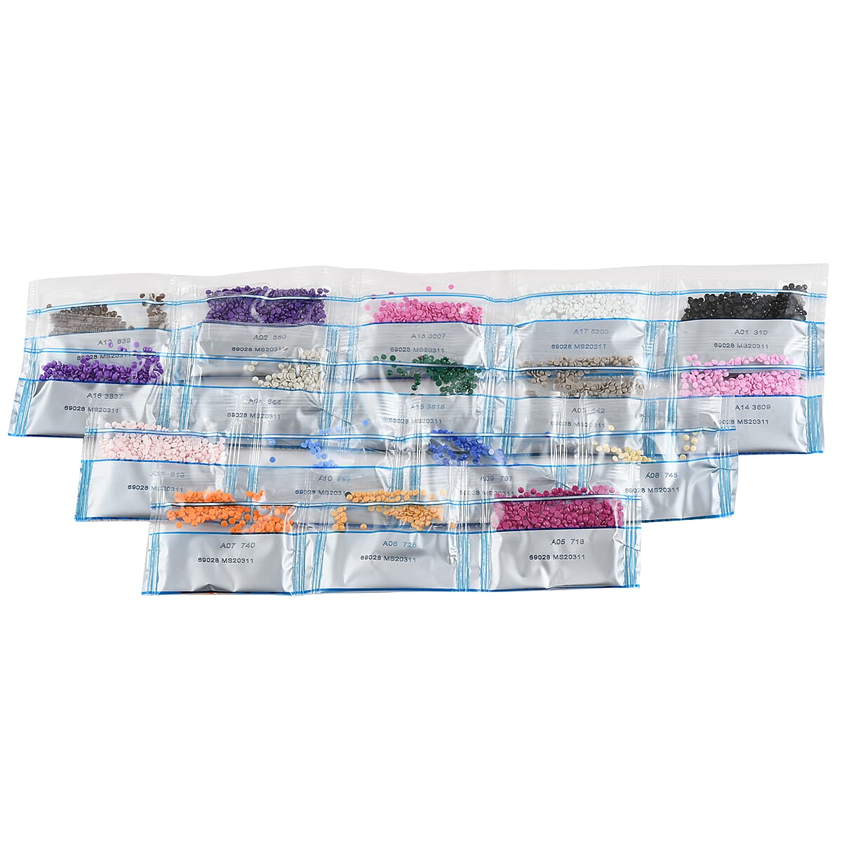 Multi Color Resin Drill, Canvas 5D Crystal Butterfly & Dog Painting without Frame image number 2