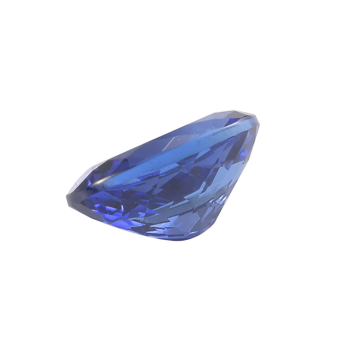 One Of A Kind Appraised AA Tanzanite (Ovl 14x10 mm) 6.93 ctw image number 1