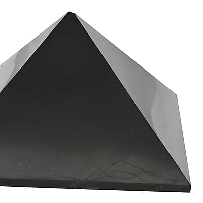 Shungite Pyramid 10 cm Approx 3170.00 ctw