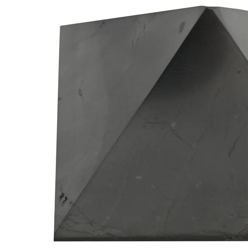 Shungite Pyramid 10 cm Approx 3170.00 ctw