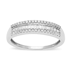 SGL Certified Luxoro Diamond G-H I3 1.00 ctw Band Ring in 10K White Gold (Size 5.0)