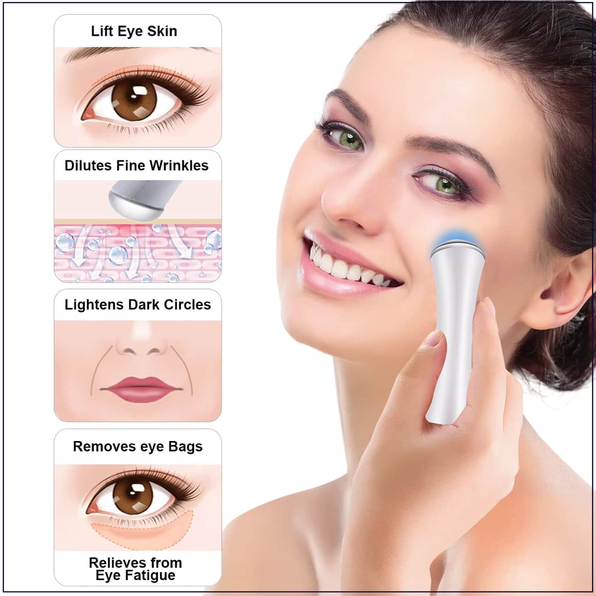 OPATRA Skincare DermiEye Device with Smart Touch Sensor (Limited Lifetime Warranty) image number 2