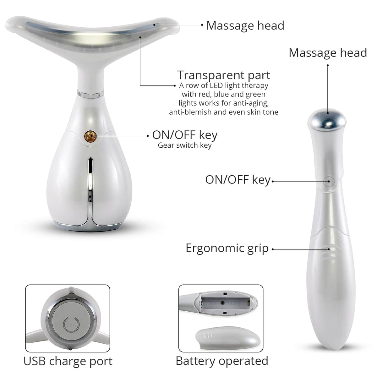 Opatra DermiNeck Anti-Aging Device with Free DermiEye with Every Purchase image number 2