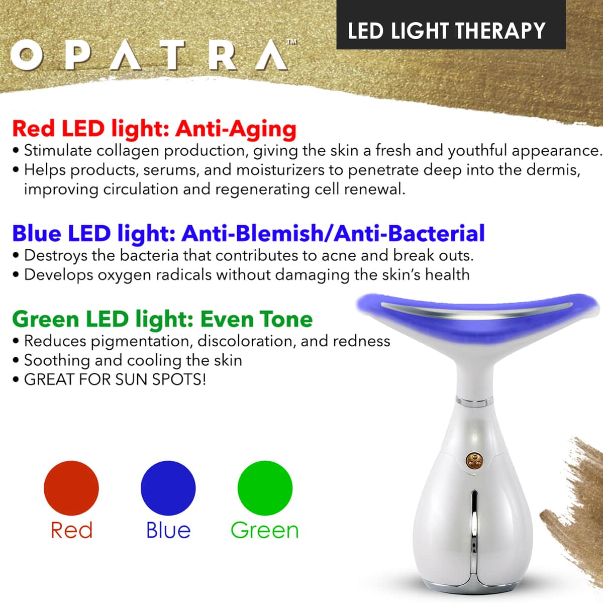 Opatra DermiNeck Anti-Aging Device with Free DermiEye with Every Purchase image number 3