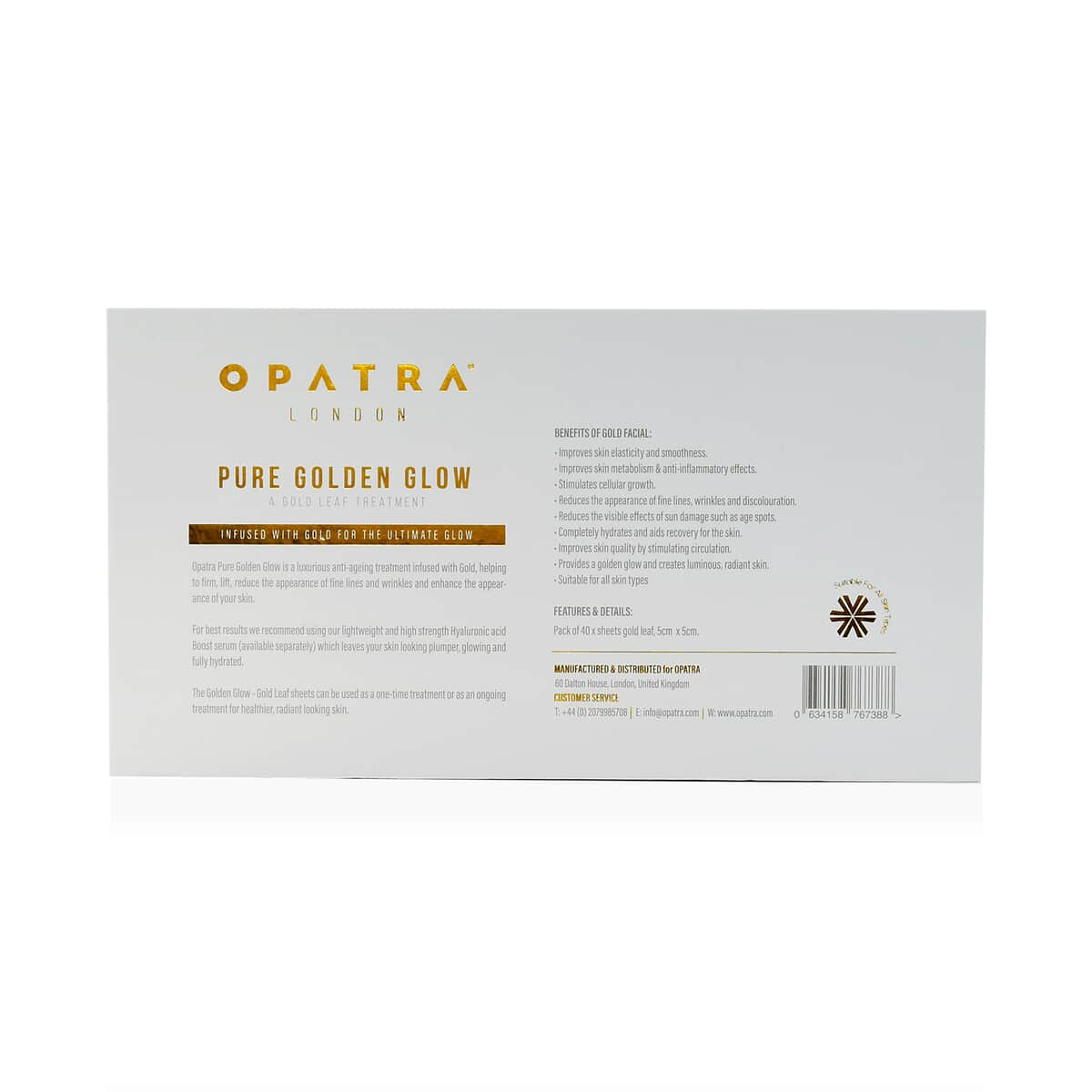 Last in Stock Opatra Pure Golden Glow - A Golden Leaf Treatment image number 0