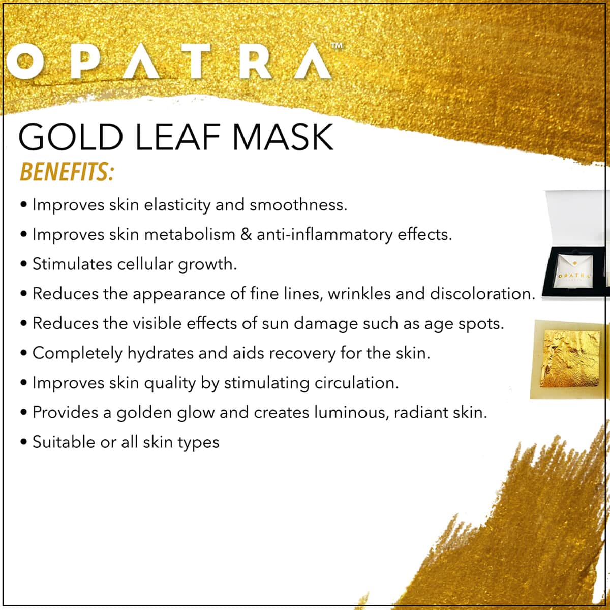 Last in Stock Opatra Pure Golden Glow - A Golden Leaf Treatment image number 2