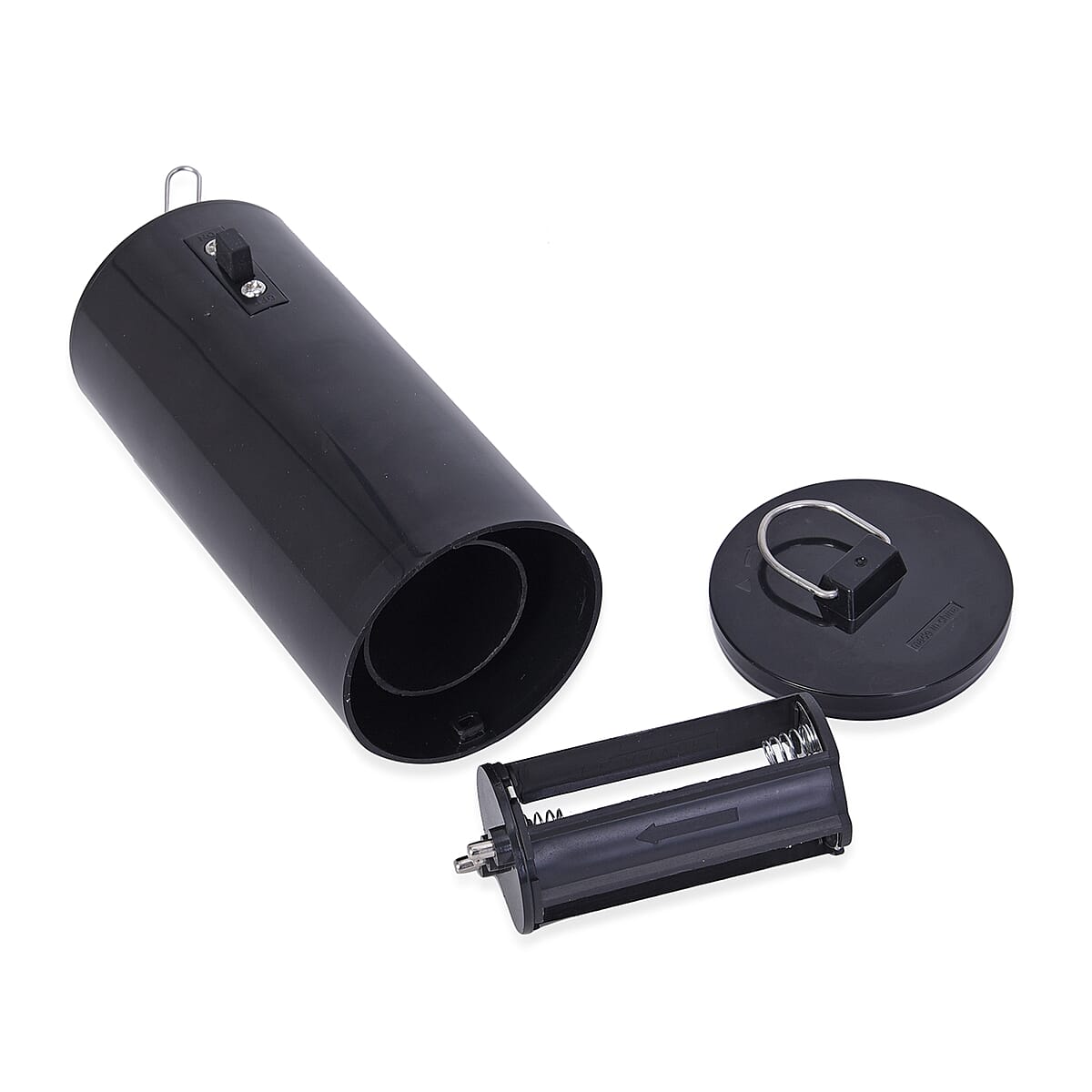 Set of 3 Silver Color Stainless Steel Wind Spinner with Hanging Motor (3xAA Battery Not Included) image number 6