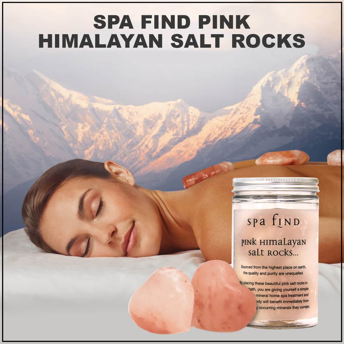 Spa Find Pink Himalayan Salt Rocks image number 1