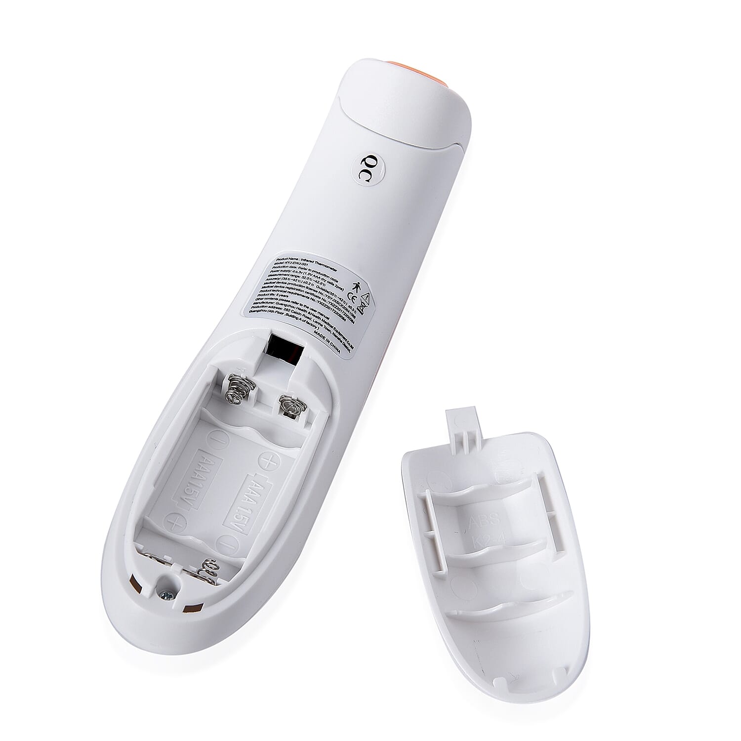 HEALTH & HEALTH Infrared Thermometer with 3 Color LCD Display (2xAAA Battery Not Included)