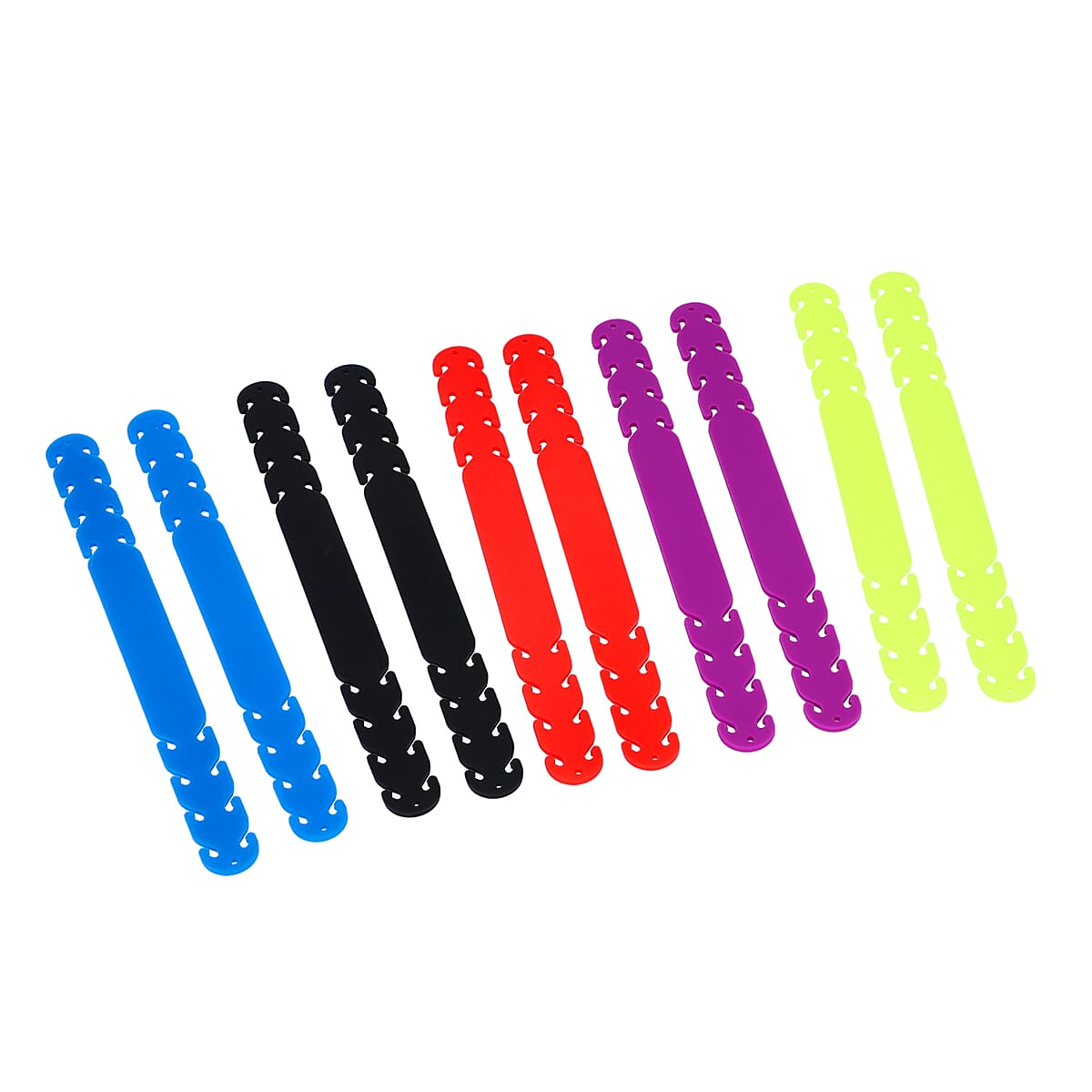 Set of 10pcs Multi Color Silicone Adjustable Mask Extenders Extender (Non-Returnable) image number 0