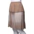 Brown Lace Skirt Extender with Elastic Waistband (Polyester, L/XL) image number 1