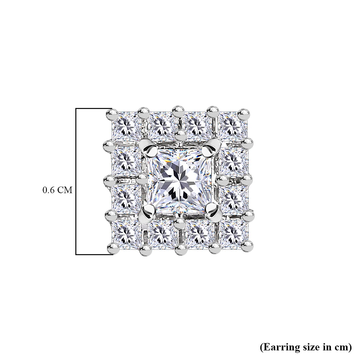 Luxoro Diamond G-H I3  0.50 ctw Stud Earrings in 10K White Gold