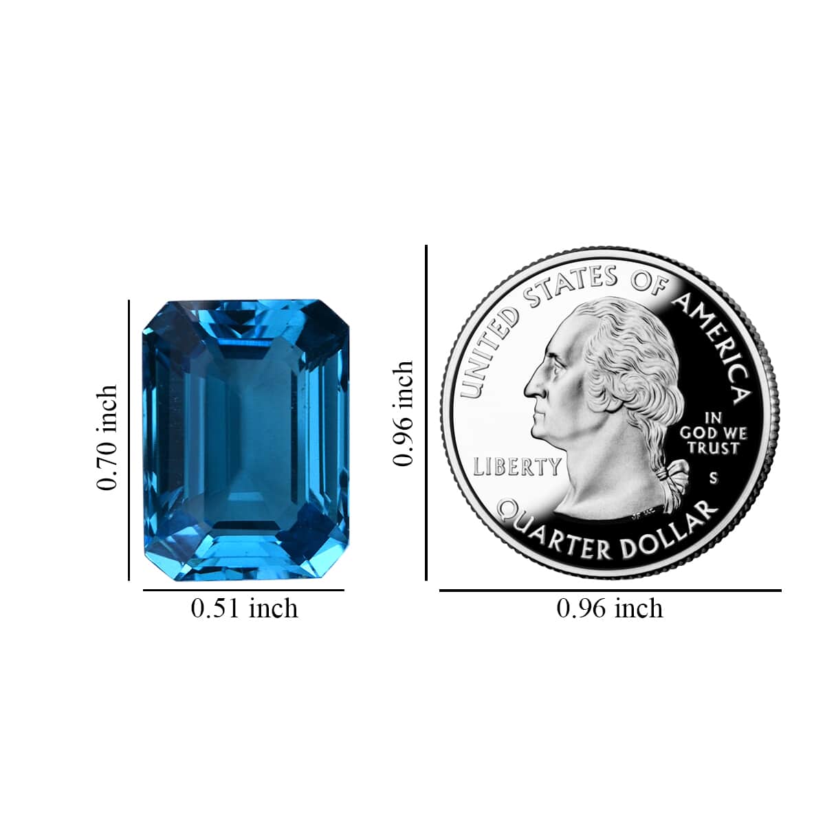 AAAA Electric Swiss Blue Topaz (Oct 18x13 mm) 16.00 ctw image number 2