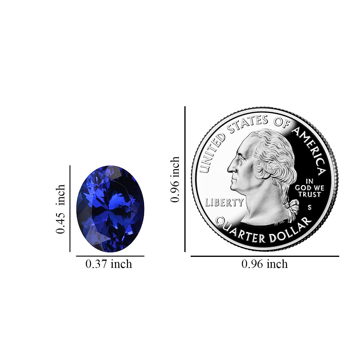 AAAA Tanzanite (Ovl 11.5x9.5 mm) 5.50 ctw image number 2