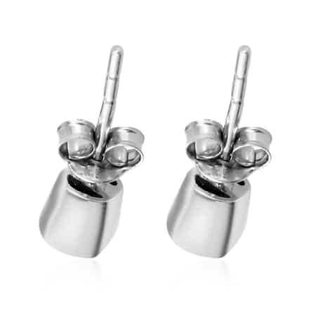Artisan Crafted Polki Diamond Stud Earrings in Platinum Over Sterling Silver 0.33 ctw image number 3