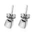 Artisan Crafted Polki Diamond Stud Earrings in Platinum Over Sterling Silver 0.33 ctw image number 3