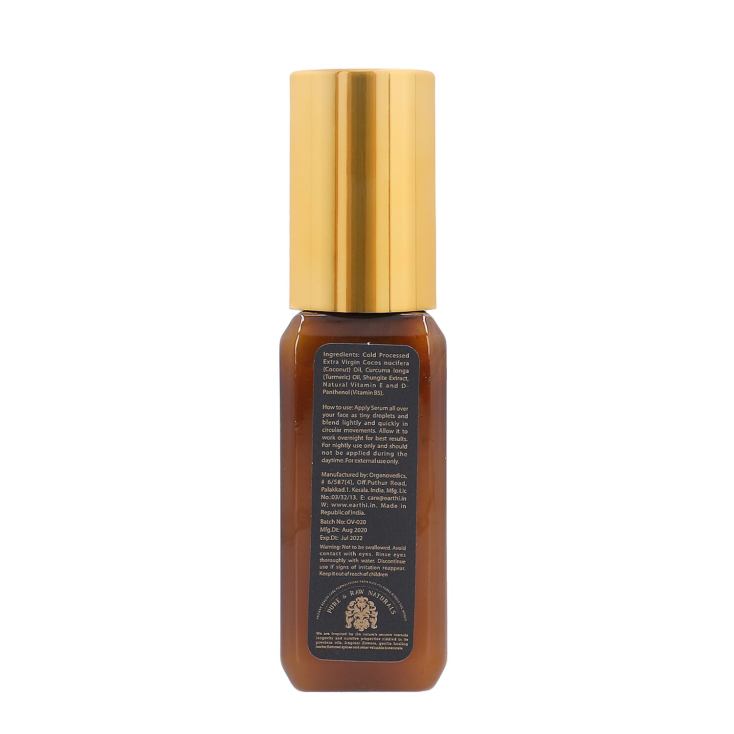 Earthi Turmeric Face Serum with Shungite 1.7oz