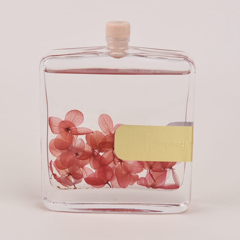 Homesmart Home Air Freshener Diffuser with Real Flowers-Red (100 ml)