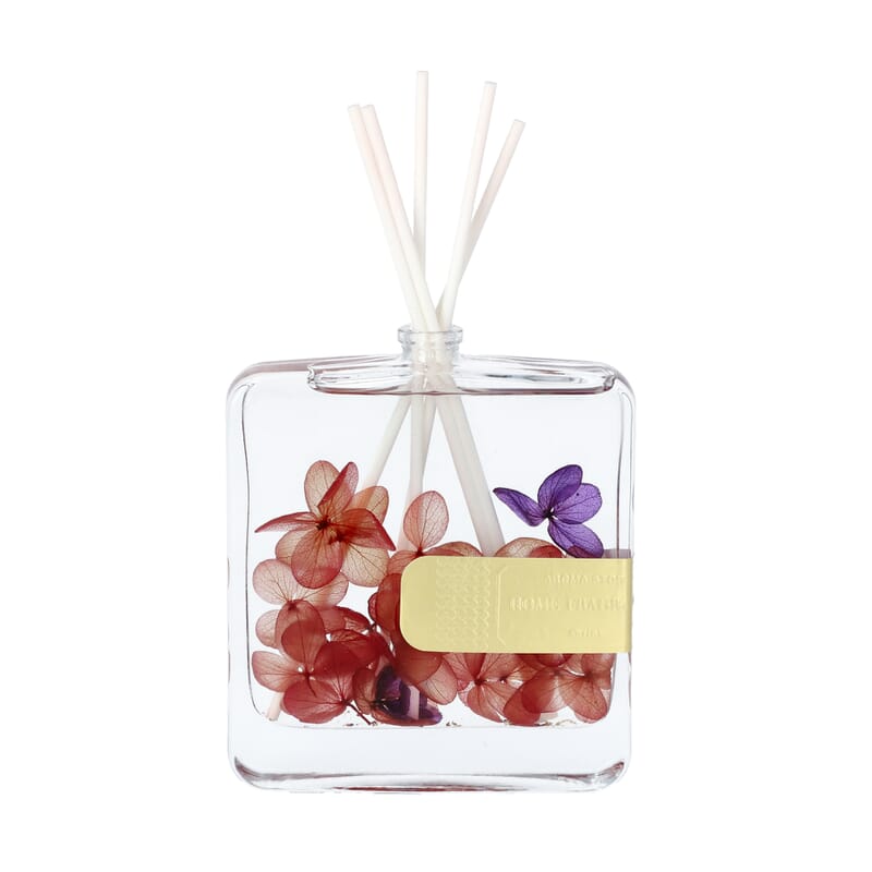 Homesmart Home Air Freshener Diffuser with Real Flowers-Red (100 ml)