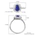 Certified & Appraised Rhapsody 950 Platinum AAAA Tanzanite and E-F VS Diamond Ring (Size 10.0) 6.30 Grams 2.15 ctw image number 5