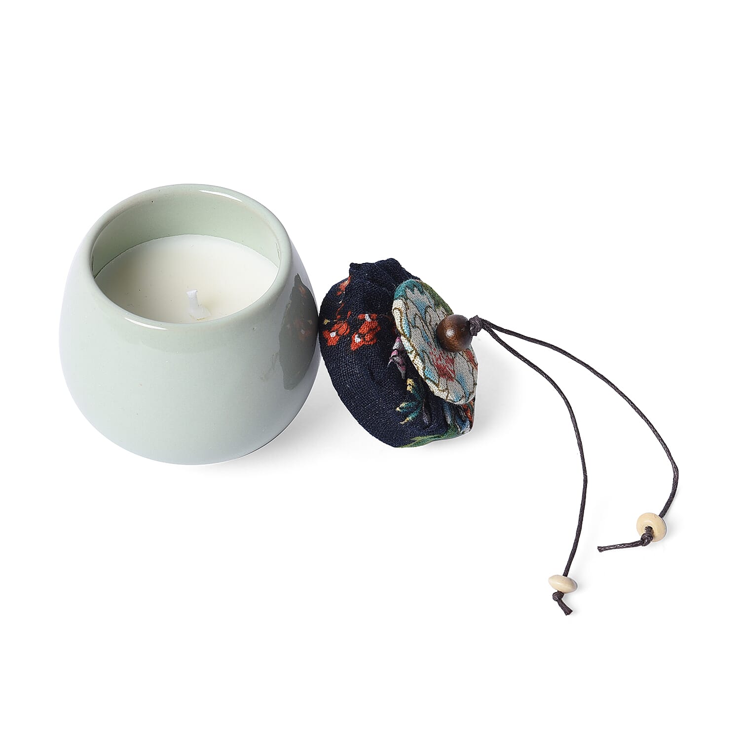 The 5th Season Light Green Fancy Home Fragrance Scented Soya Candles and Wooden Gift Box Fresh Spring