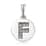 0.05 ctw Diamond F Pendant in Platinum Over Sterling Silver