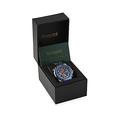 Gamages of London Automatic Self Wind Movement Limited Edition Hand Assembled Astronomer Watch in Stainless Steel
