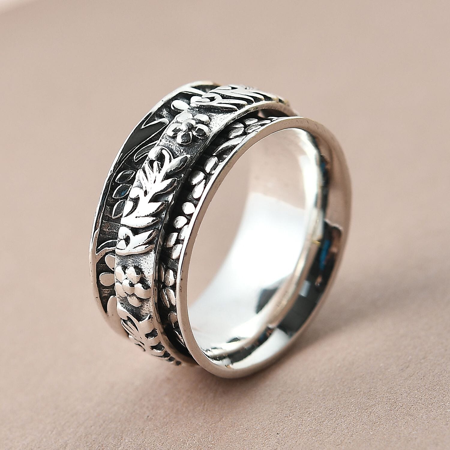 D'Joy Sterling Silver Ring (Size 5)