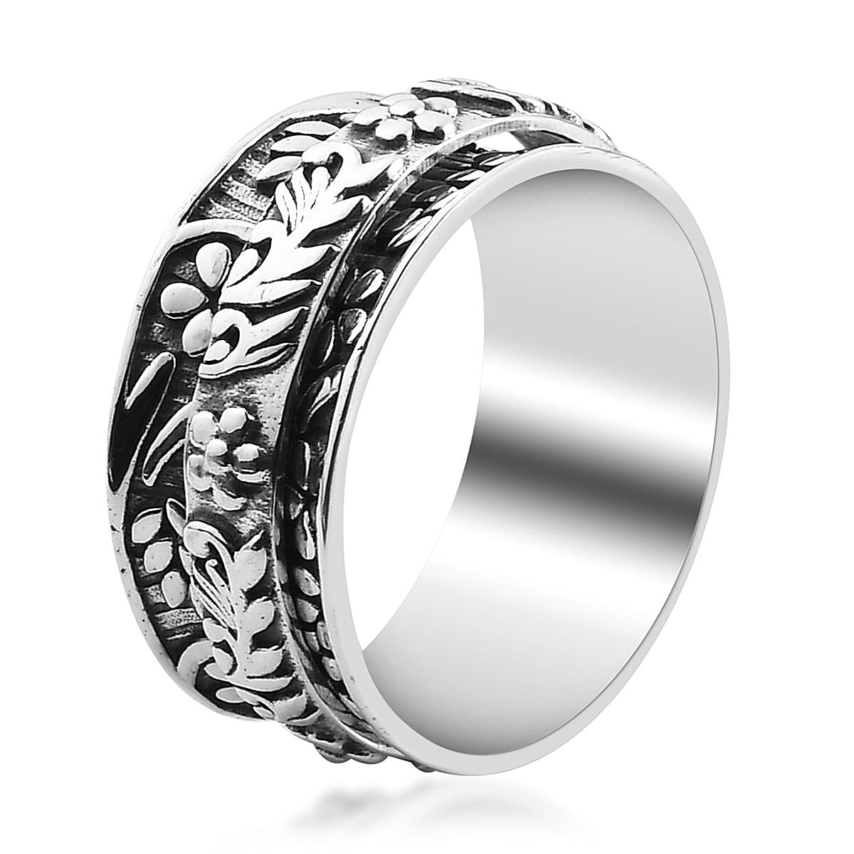 D'Joy Sterling Silver Ring (Size 5)