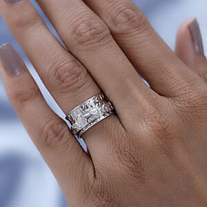 D'Joy Elephant Spinner Ring in Sterling Silver (S4ize 7.0) 5 Grams (Size 7)