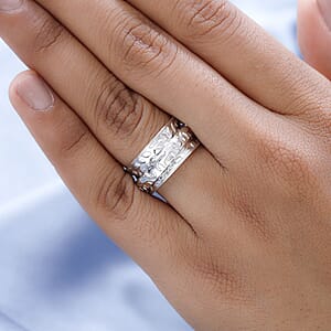 D'Joy Elephant Spinner Ring in Sterling Silver (Size 9.0) 5 Grams