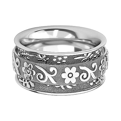 D'Joy Spinner Band Ring in Sterling Silver (Size 10.0) 7.10 Grams