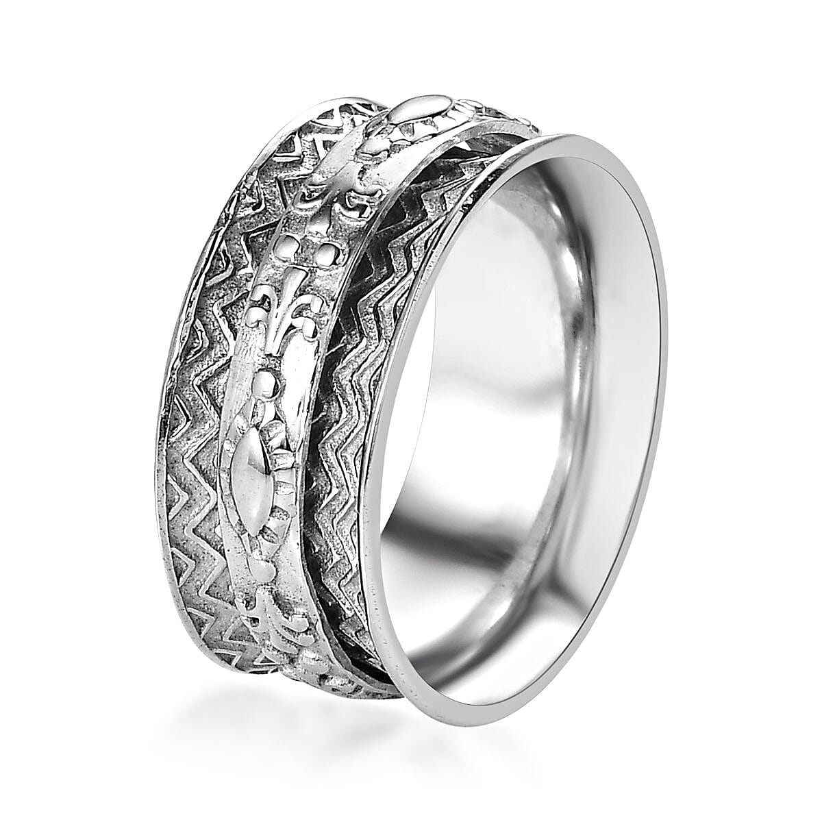 D'Joy Ring in Sterling Silver (Size 11.0) 4.25 Grams